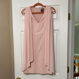Vince Camuto Pink Draped Dress